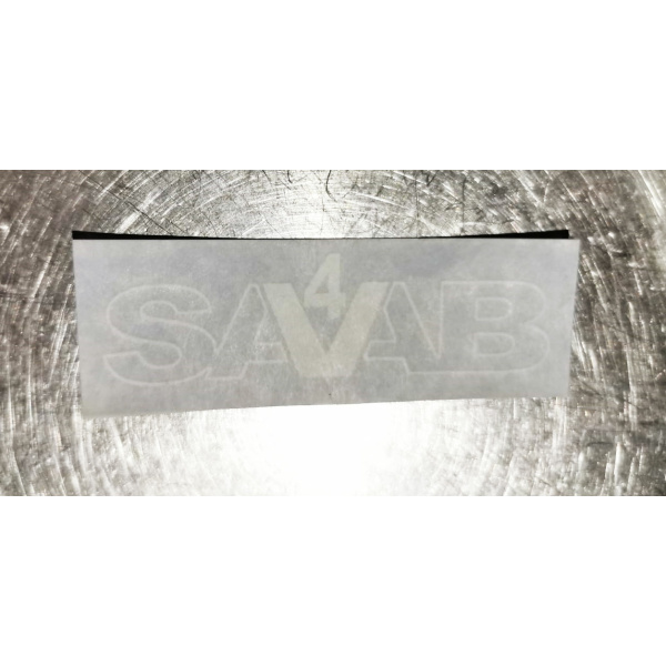 SAAB V4 Outline Sticker/Decal x2