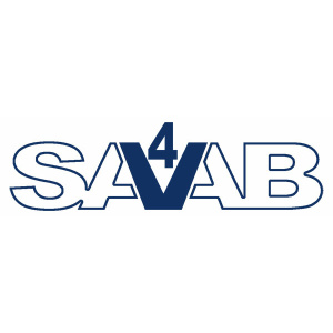 SAAB V4 Outline Sticker/Decal x2